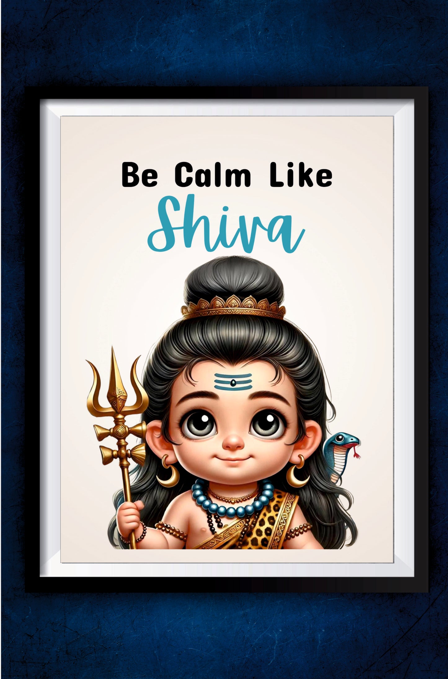 Calm Shiva Poster || Devotional