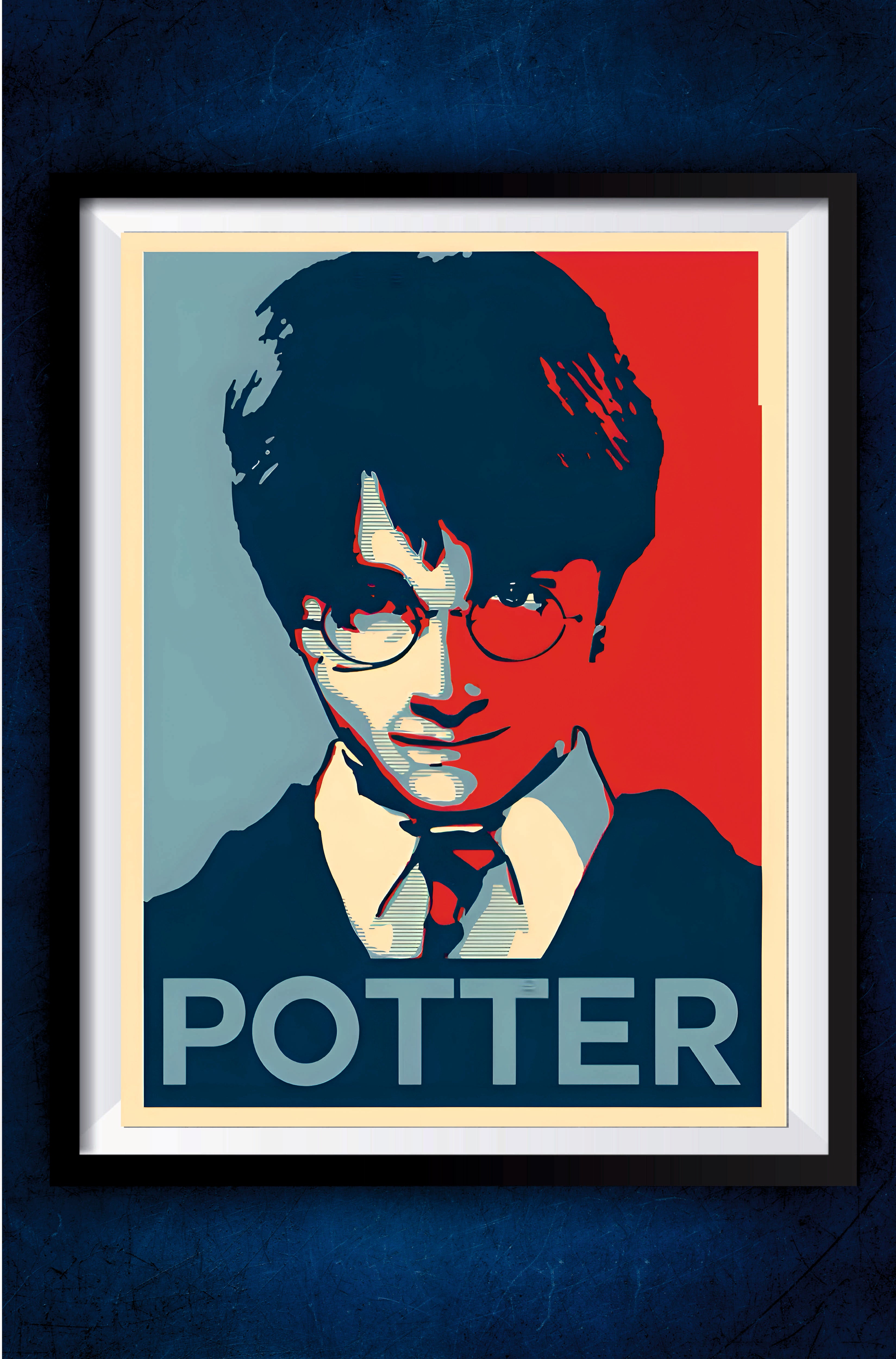 Harry Red And Blue Artstyle Poster Harry Potter Poster GeekyGallery harry-red-and-blue-artstyle-poster-harry-potter-poster-geekygallery