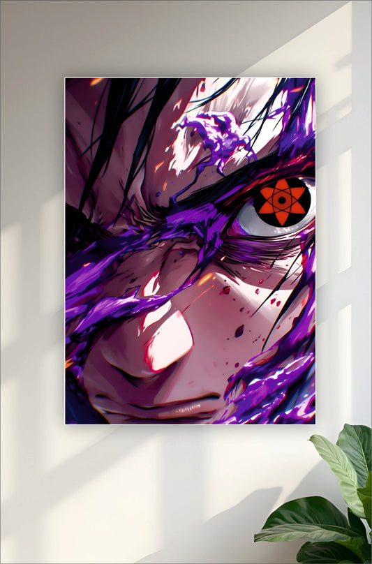 Sasuke Mangekyou Sharingan || Naruto Posters
