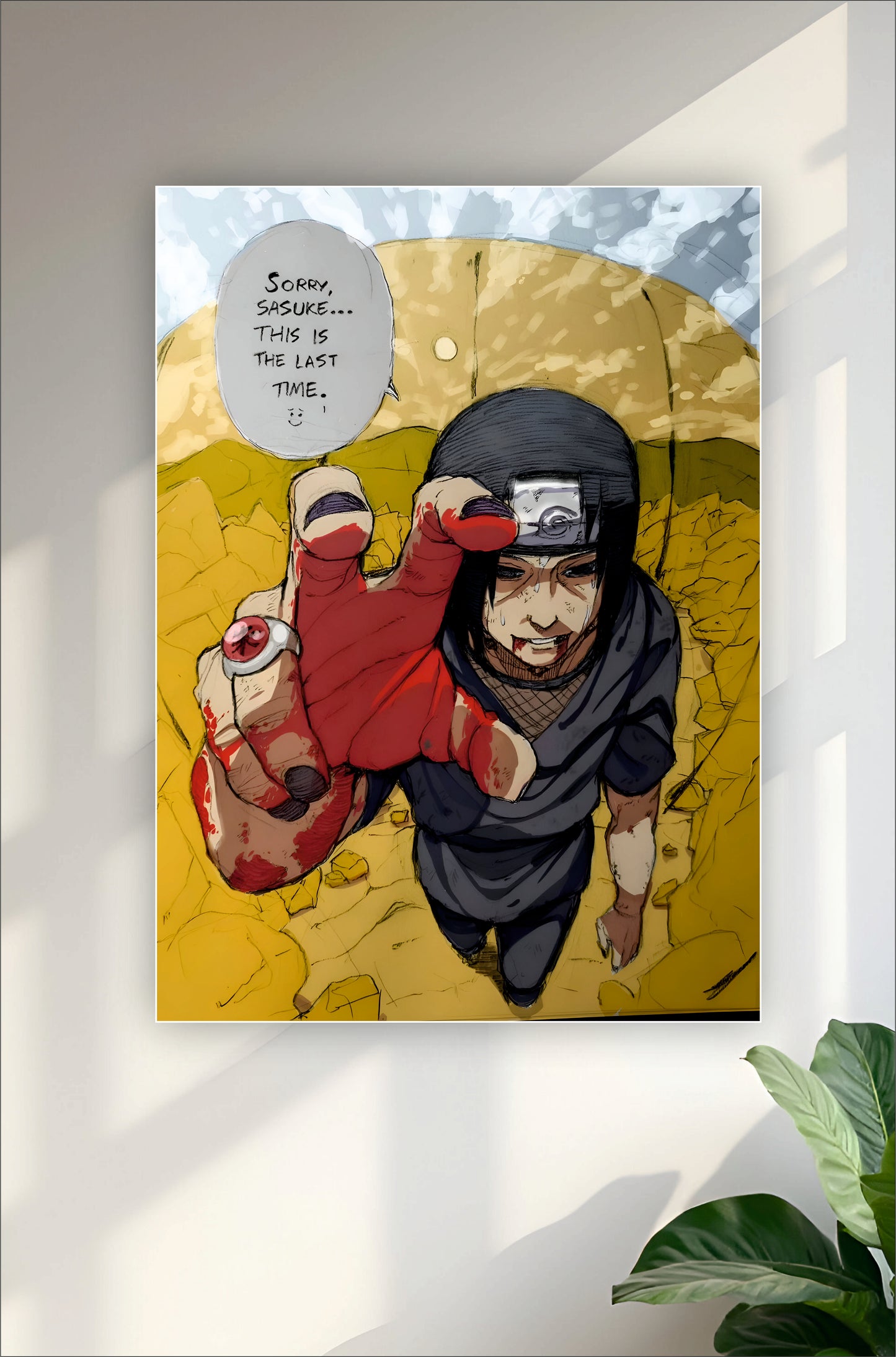 Itachi Final Moment Poster || Naruto Posters