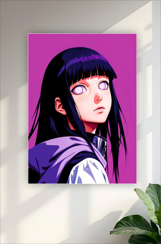 Hinata Illustration Poster || Naruto Posters