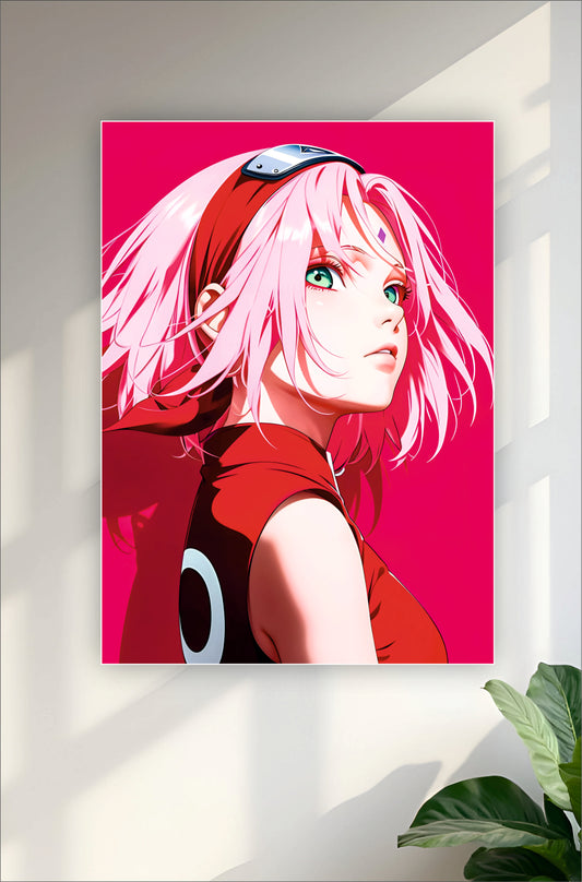 Sakura Illustration Poster || Naruto Posters