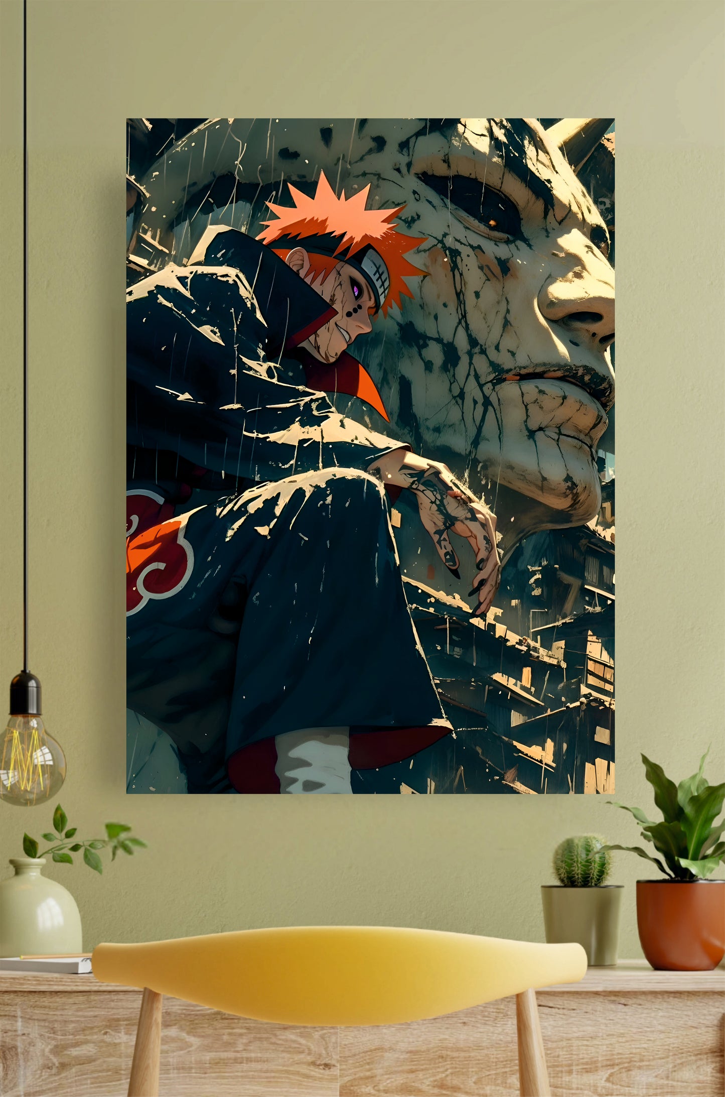 Pain in rain village || Naruto Posters
