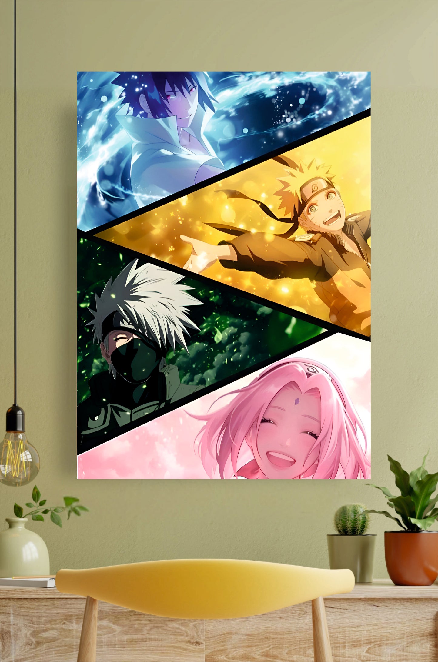 Kakashi Team 7 Poster || Naruto Posters