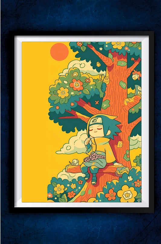 Sasuke Chibi Poster || Naruto Poster