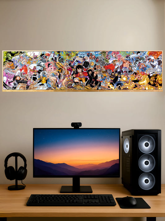 One Piece All Character Poster || Split Poster