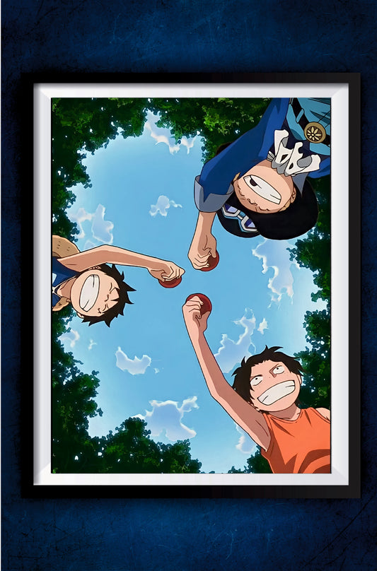 Three Brothers One Piece Poster || One Piece Poster