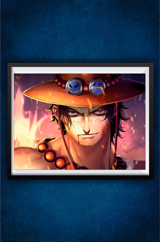 Fire Fist Ace Poster #1 || One Piece Poster