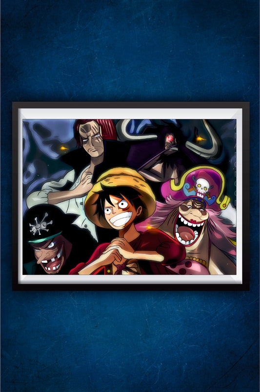 The Yonko Poster || One Piece Poster