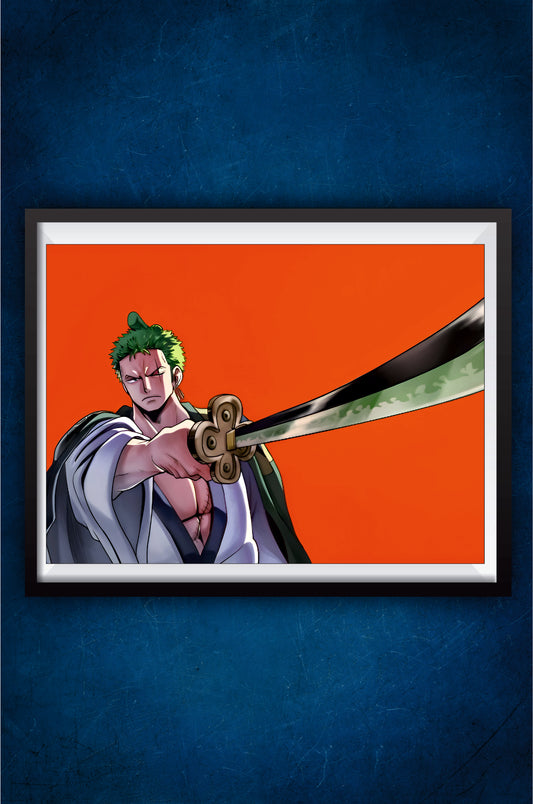 Zoro in Wano Poster #1 || One Piece Poster