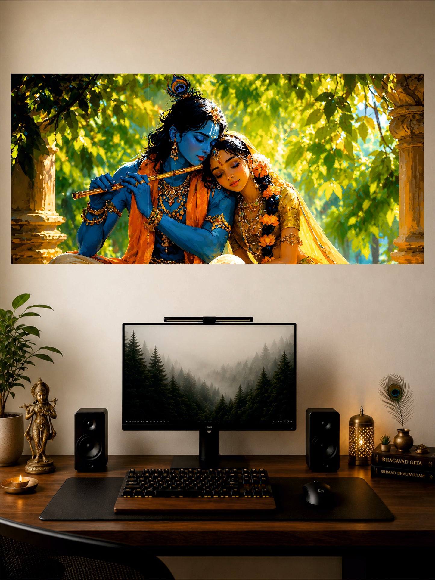 Krishna and Radha Poster #2 || Split Poster