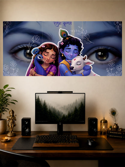 Krishna and Radha Poster #1 || Split Poster
