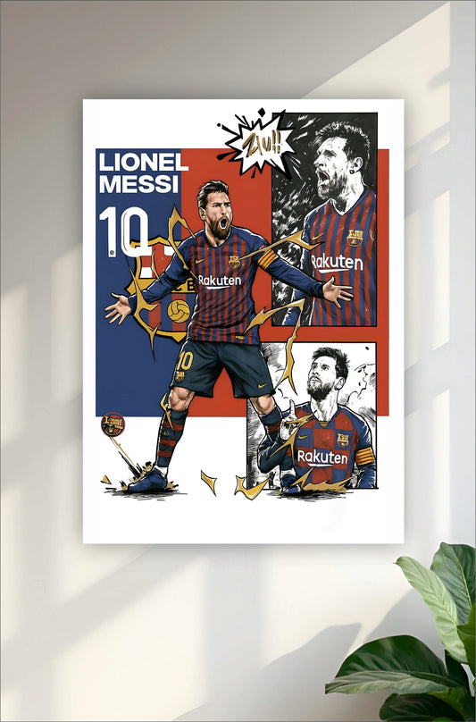 Messi Poster #2 || Sports Poster