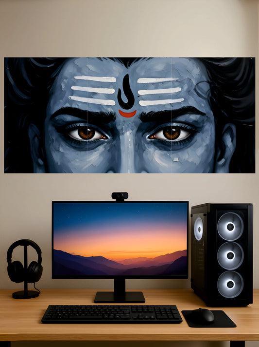 Shiv Ji Eyes Poster || Split Posters
