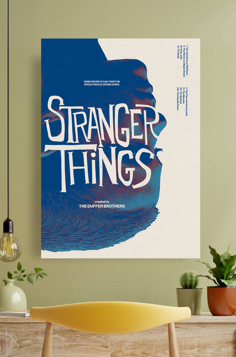 Eleven Abstract Poster || Stranger Things Poster – GeekyGallery