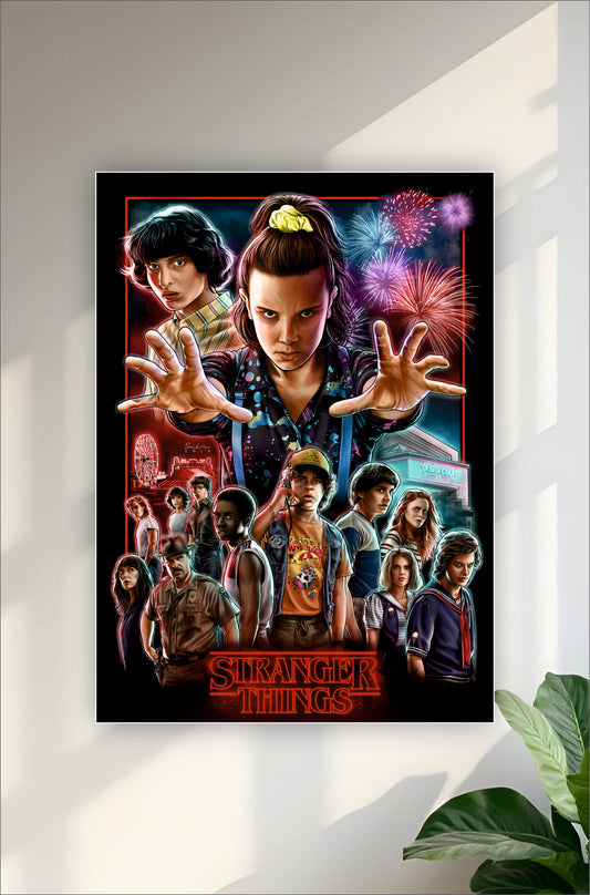 Stranger Things All Character || Stranger Things Poster