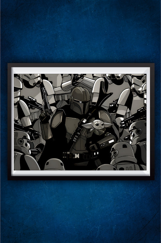 The Mandalorian Poster #2 || Star wars Poster