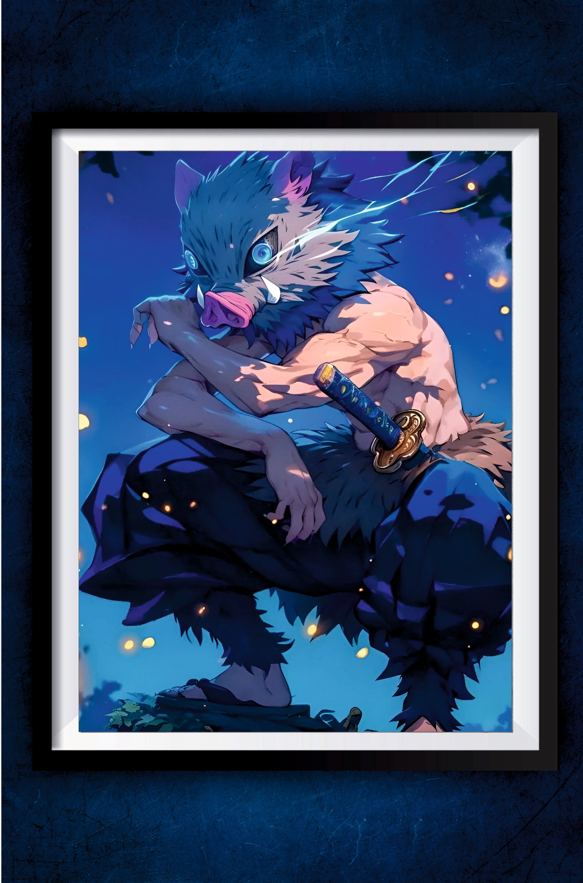 Inosuke Hashibira Poster || Demon Slayer Poster – GeekyGallery