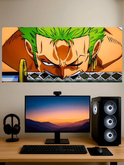 Zoro Three Sword Style Poster || Split Poster